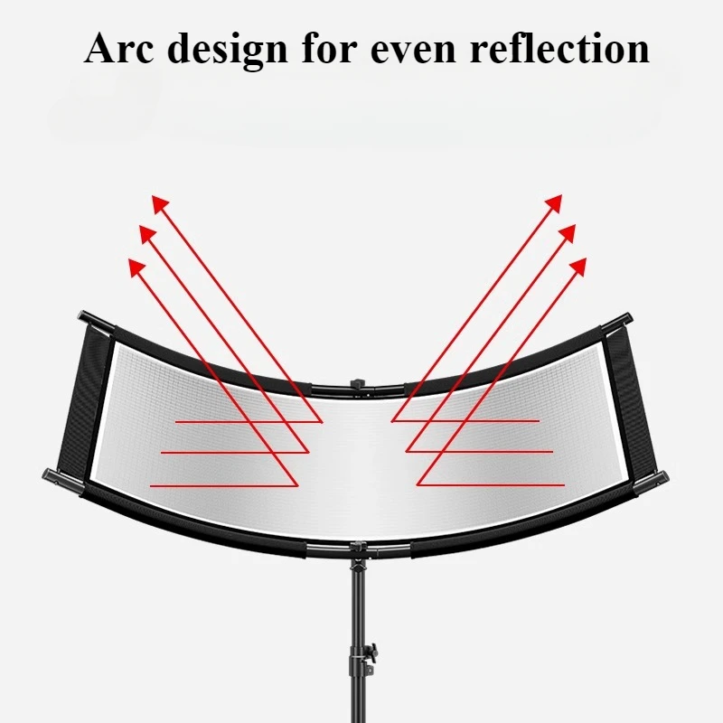 Photography Lighting Types - 4-цветный тканевый отражатель U-типа, складной светильник