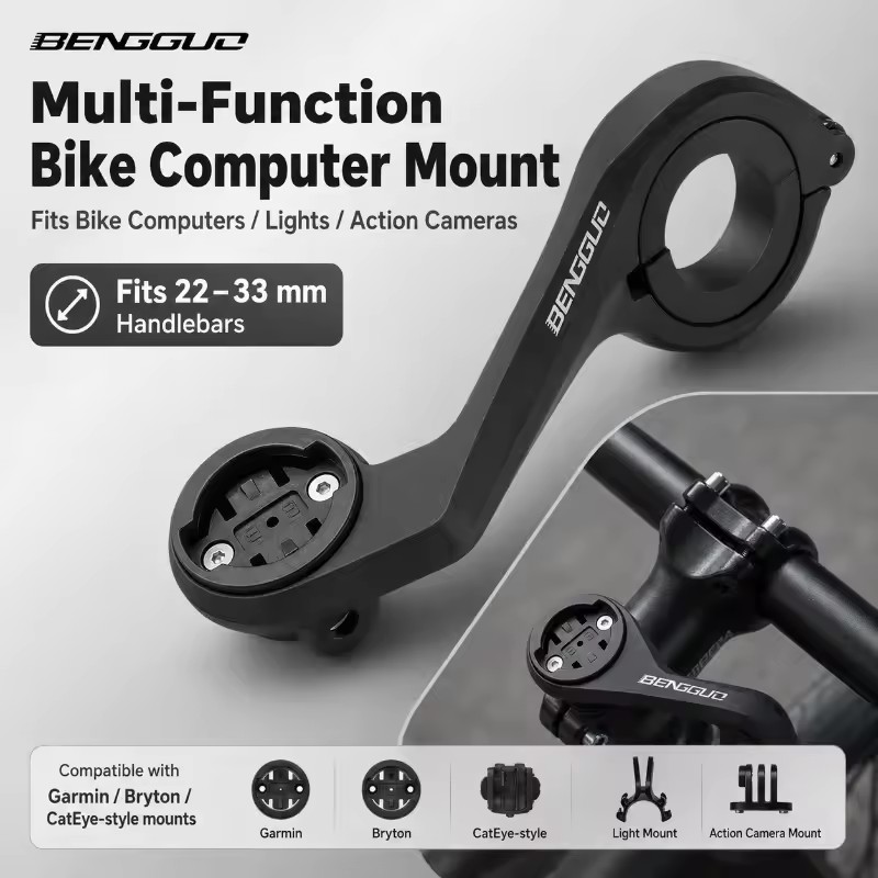 Photography Lighting Gear - Крепление-удлинитель для GPS-велокомпьютера и камеры для