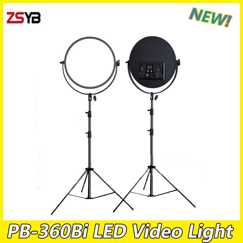 Photography Lighting For Indoor - ZSYB PB-360Bi светодиодный светильник для видеосъемки
