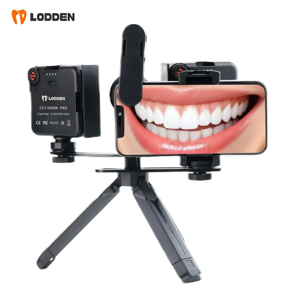 Photography Lighting Flash - Bluetooth-лампа для стоматологических принадлежностей, с макро-объективом