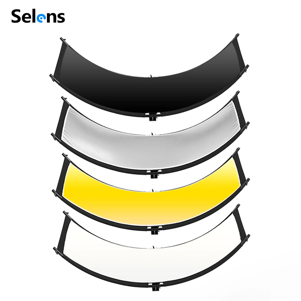 Photography Lighting Types - Selens 4-в-1 U-образный 105x260 см, светоотражатель,