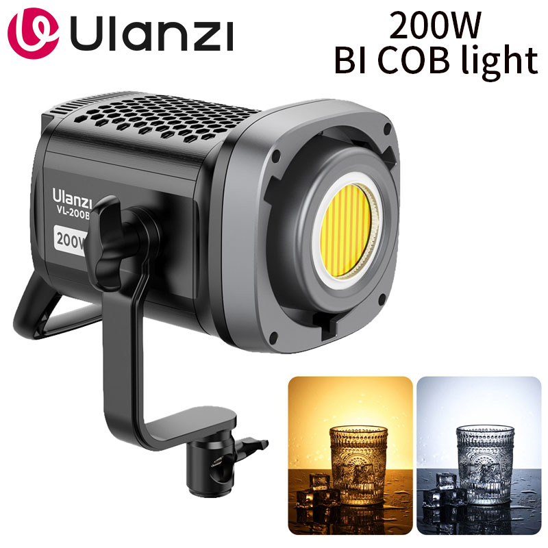 Photography Lighting Home - Ulanzi VL-200Bi 200W двухцветный COB-видеосвет с