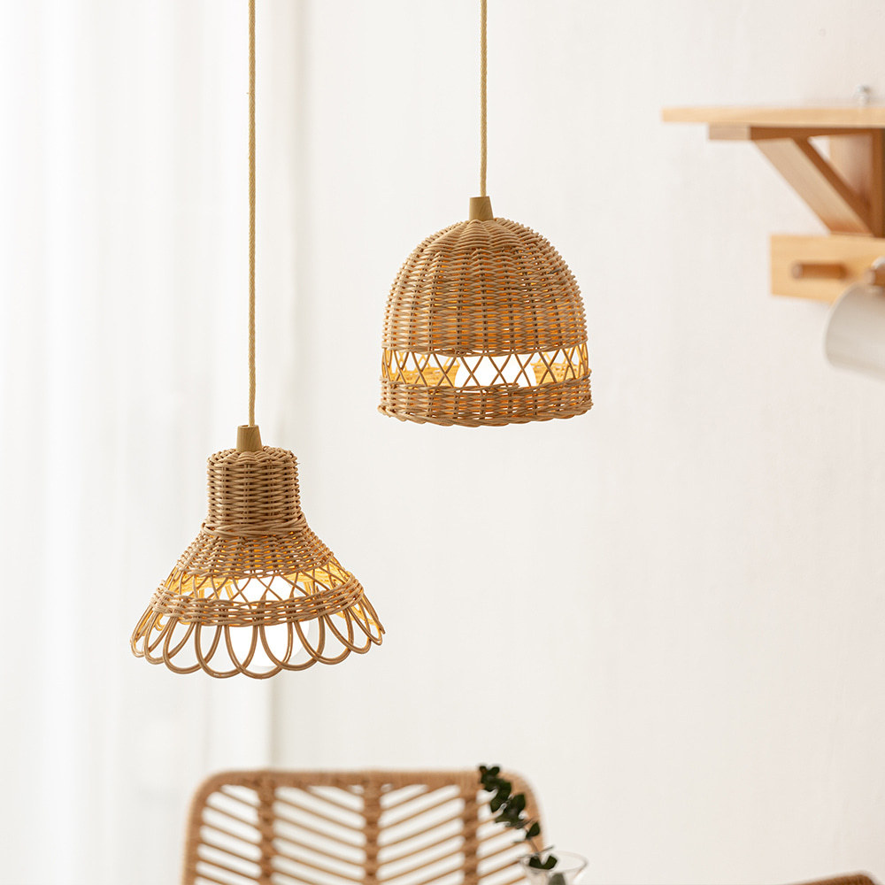 Photography Lighting Home - Абажур из ротанга ручной работы, аксессуары
