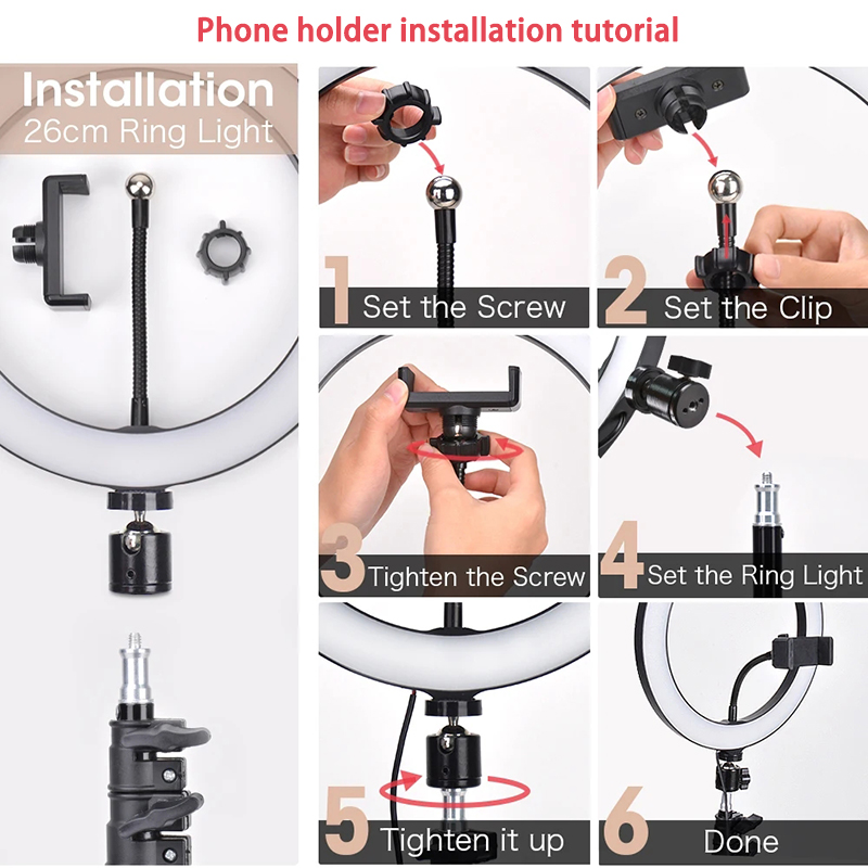 Светодиодная кольцевая лампа д – обзор и цена Photography Lighting Home