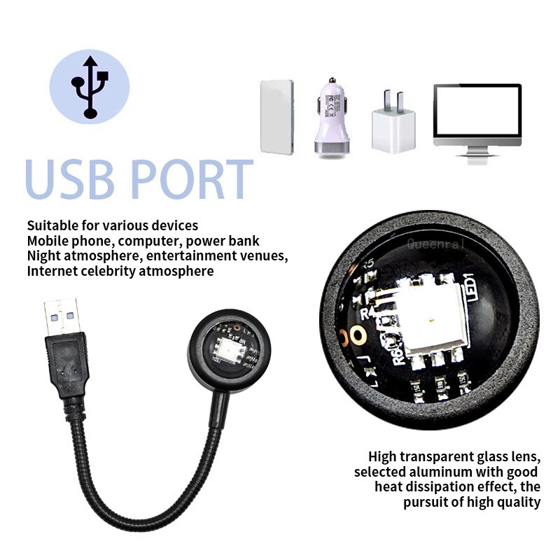 Красочная градиентная USB-ламп – обзор и цена Photography Lighting Home