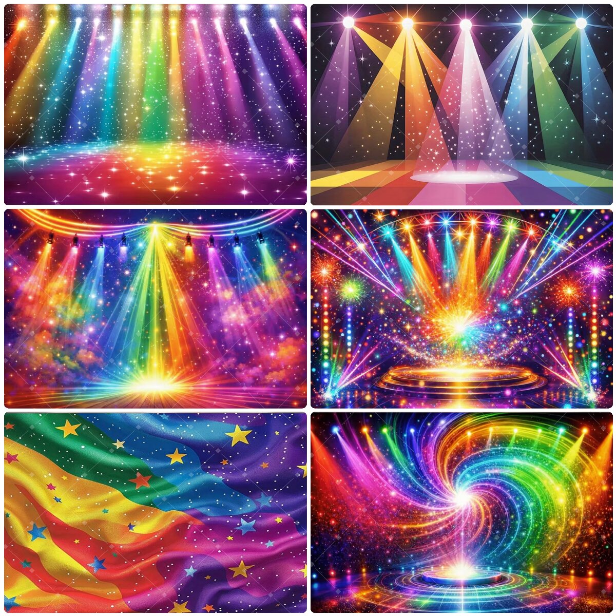 Красочный радужный фон для сце – обзор и цена Photography Lighting Background