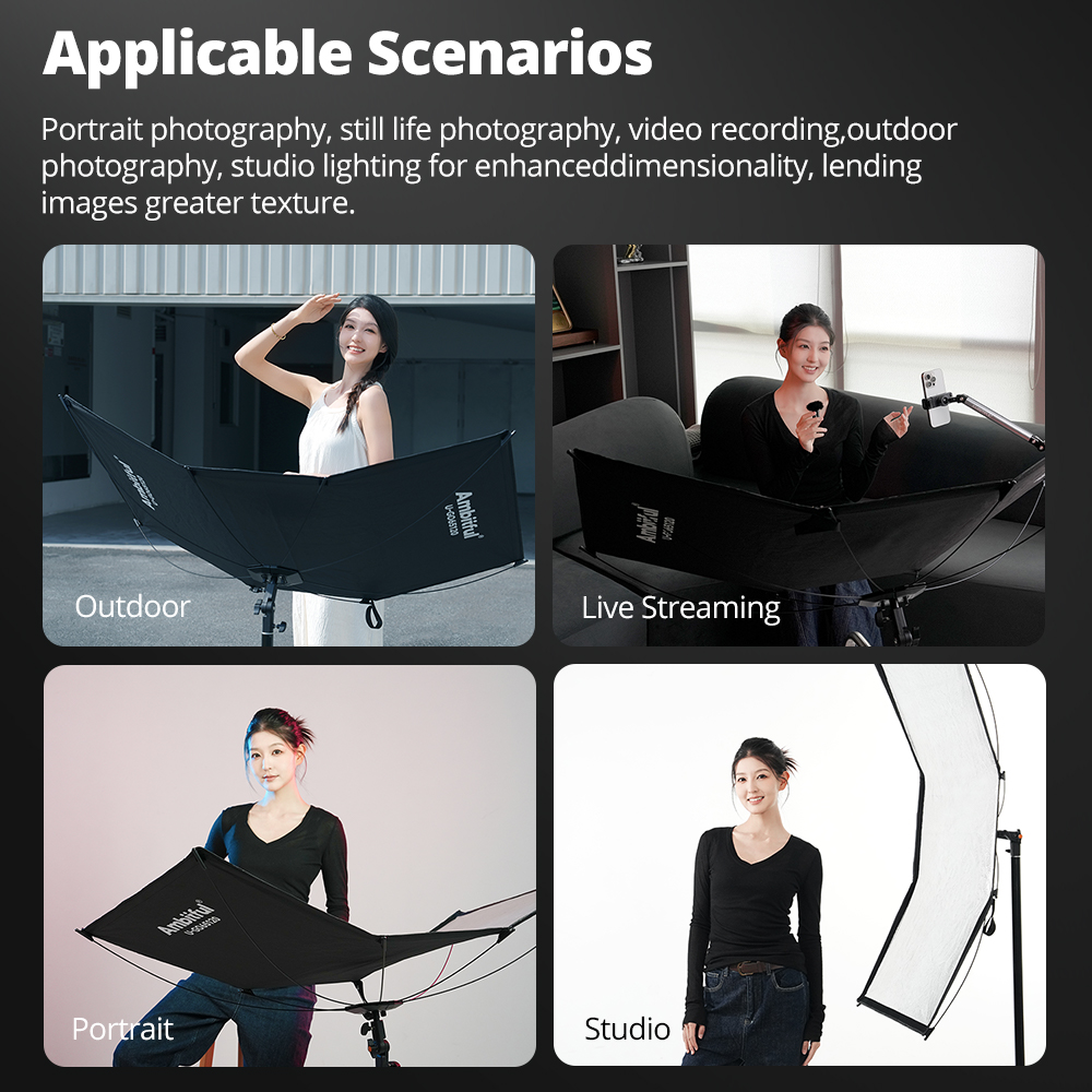 AMBITFUL 3в1 U-образный диффуз – обзор и цена Photography Lighting Types