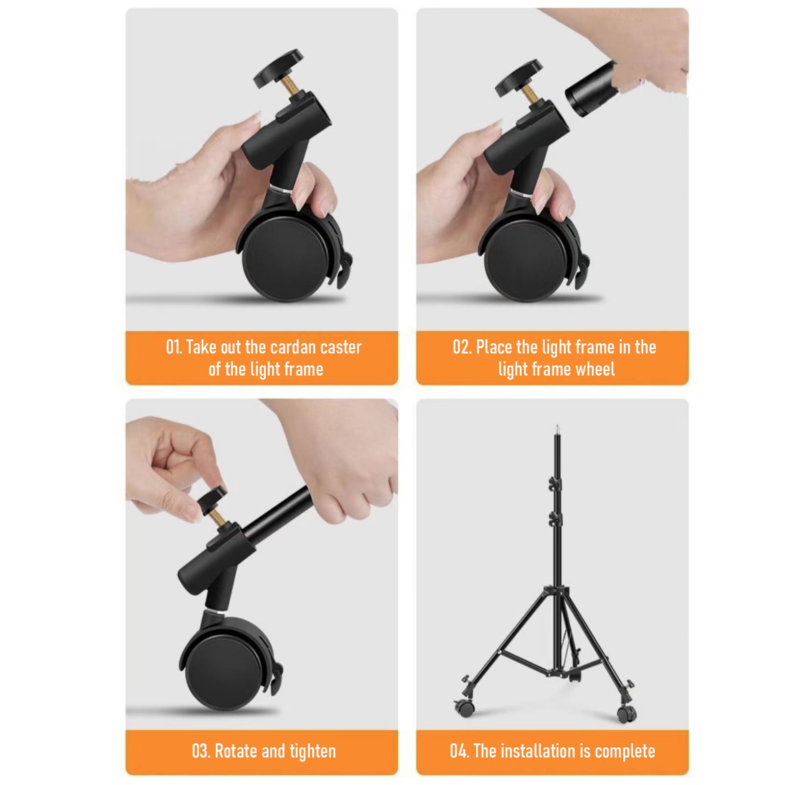 Комплект из 3 гибких колес-рол – обзор и цена Photography Lighting Setup